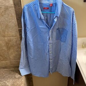 Izod Mens Button Down Long Sleeve Shirt Size 2xl